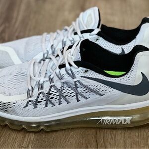 Nike Air Max White and Black Sneakers